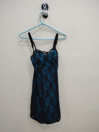 Blue Lace Chemise