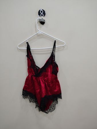 Red Lace Bodysuit