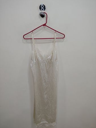Women's White Silk Nightgown