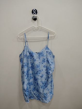 Blue Floral Top