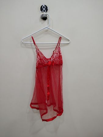 Red Lace Chemise