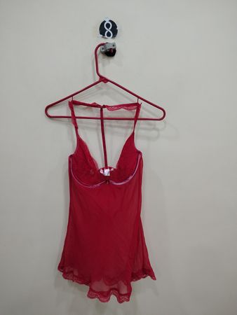 Red Lace Chemise