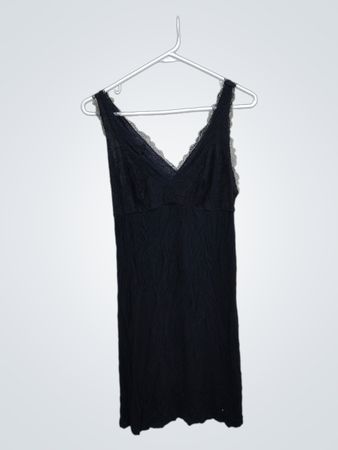 Unbranded Black Lace Slip Dress