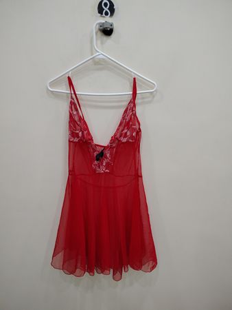 Red Lace Chemise