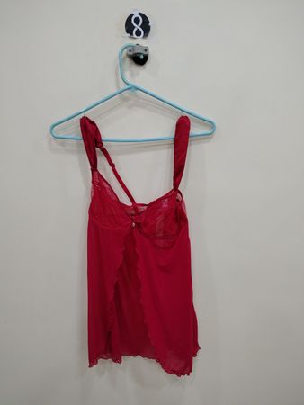 Gilligan & O'Malley Red Lace Camisole