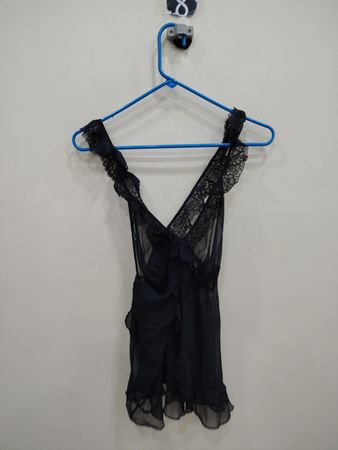 Black Lace Trim Camisole