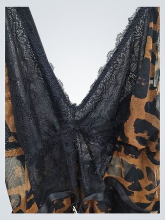 Leopard Print Lace Camisole