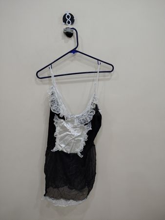 Black and White Lace Camisole