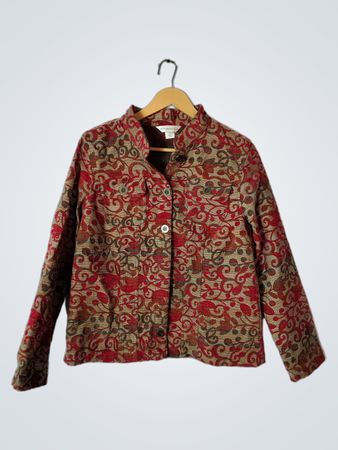 christopher & banks Floral Pattern Jacket