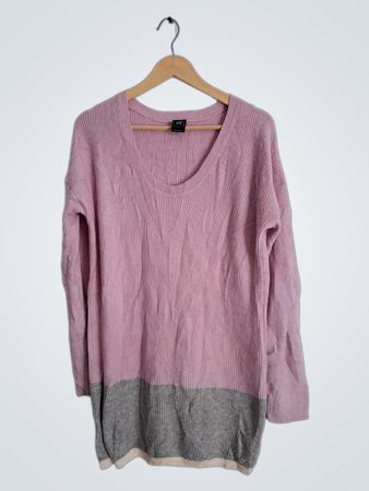 Gap Maternity Pink and Gray Knit Sweater