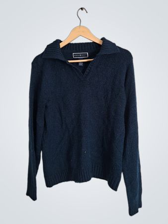 Karen Scott Navy Blue Sweater