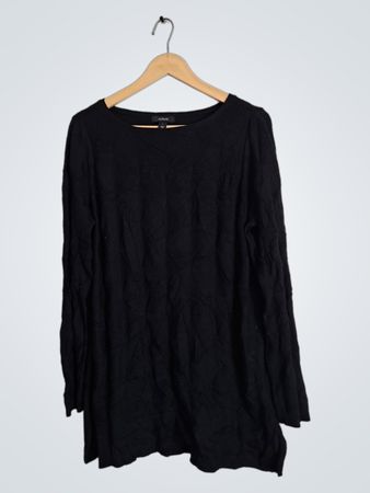 Alfani Black Long-Sleeve Top