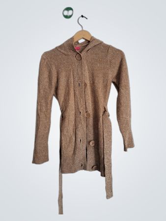 Brown Knit Cardigan