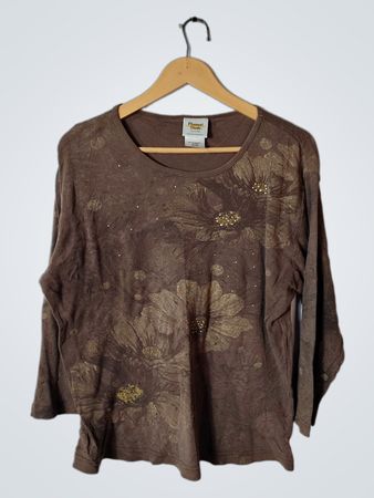 Pleasant Shade Brown Floral Shirt