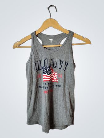 Old Navy American Flag Graphic Tank Top