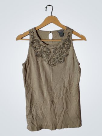 Ann Taylor Beaded Cami Top