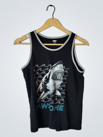 Old Navy Jawsome Shark Graphic Tank Top