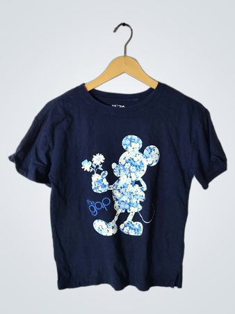 Gap Kids Disney Mickey Mouse Floral Graphic T-Shirt