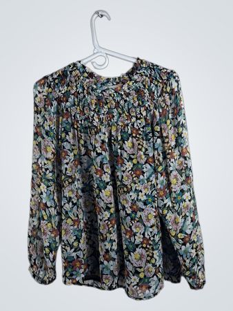 LOFT Floral Blouse