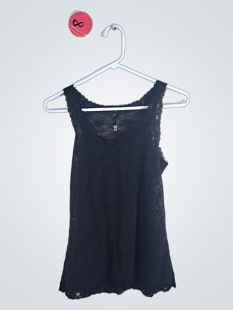 Express Black Lace Cami Top