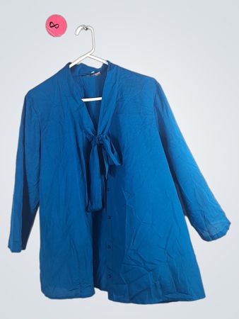 Blue Long-Sleeve Shirt