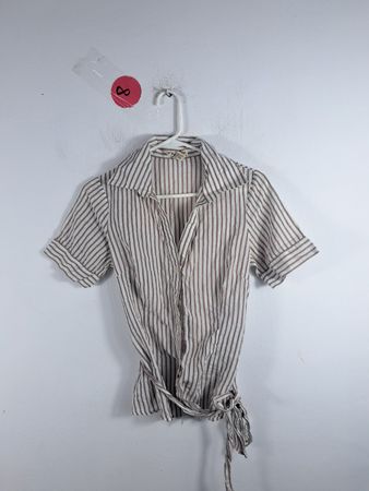 Striped Shirt Dress