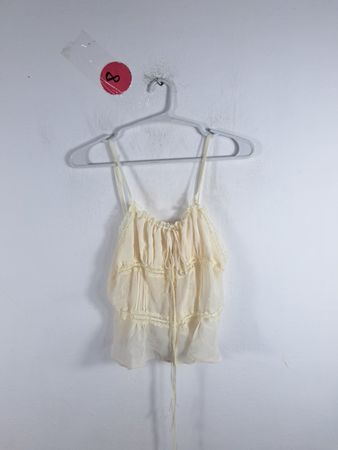 Women's Cream Colored Top