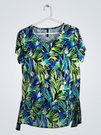 Dougui Tropical Print Top