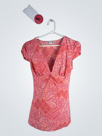 Linea Donatella Pink Paisley Dress