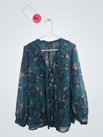 Dana Buchman Woman Floral Blouse