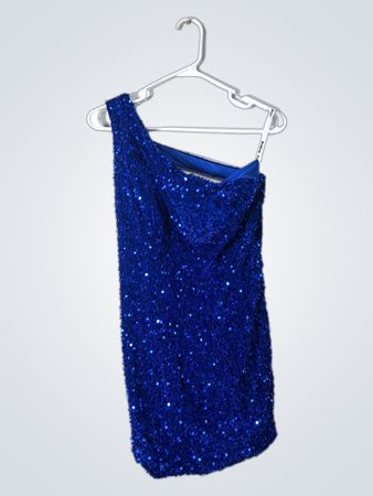 Blue Sequin Dress