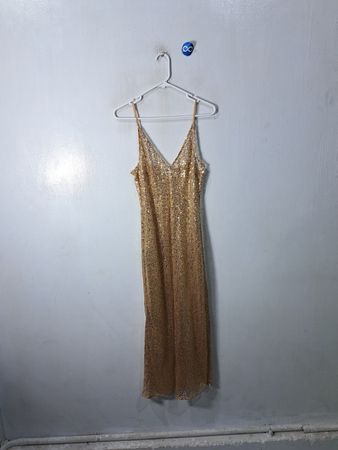 Gold Sequin Dress