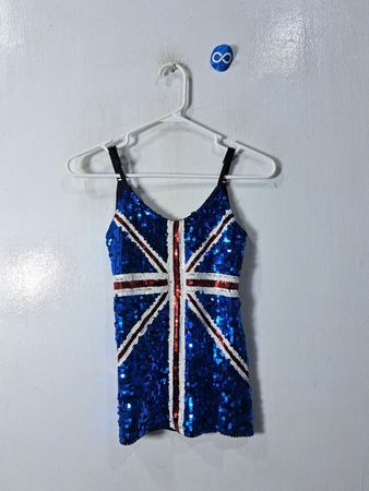 Blue Sequin Dress