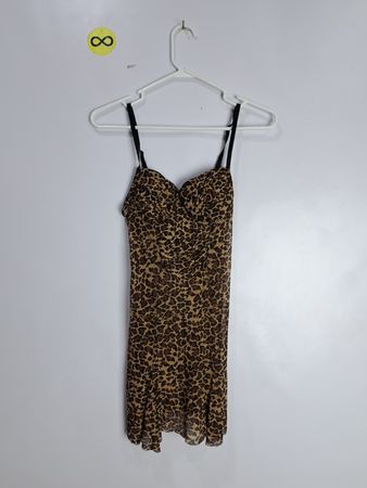 Rampage Intimates Leopard Print Chemise