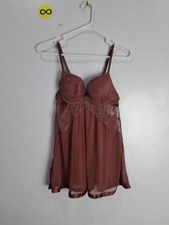 Daisy Fuentes Pink Lace Chemise
