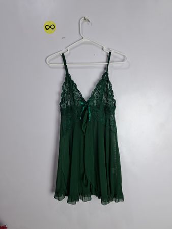 Green Lace Chemise