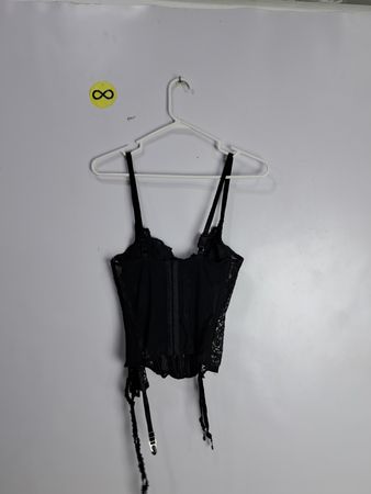Black Lace Corset Top