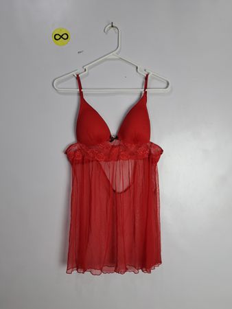 Red Lingerie Chemise