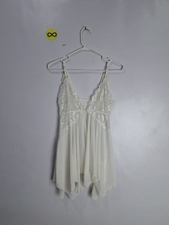 White Lace Trim Camisole