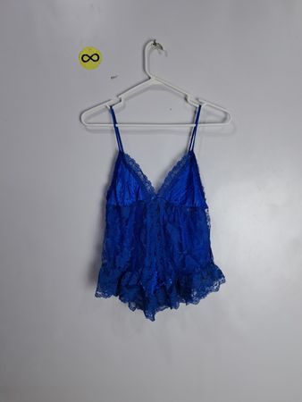 Blue Lace Camisole