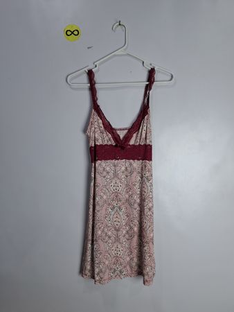 Pink Paisley Pattern Dress