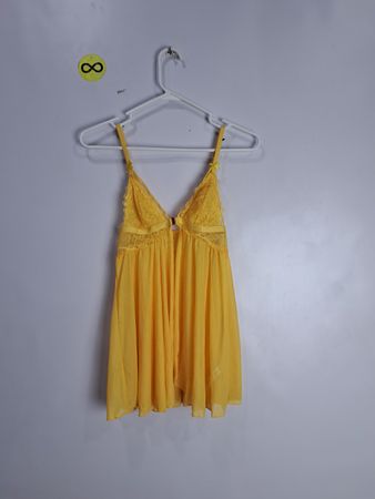 Yellow Lace Chemise