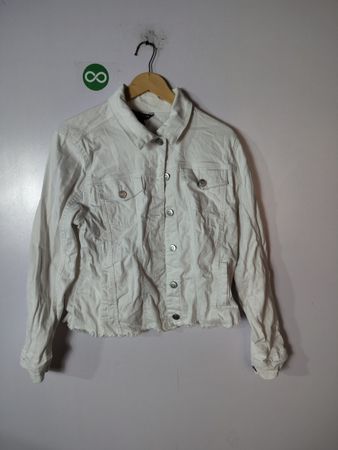 Baccini White Denim Jacket