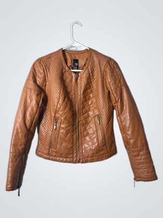 Pimkie Brown Leather Jacket