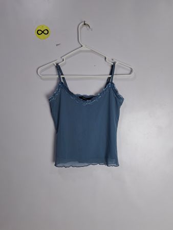Forever 21 Blue Lace Camisole Top