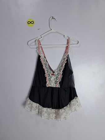 Black Lace Trim Camisole