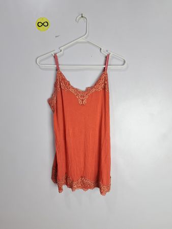 L.A.M.B. Lace Trim Cami Top