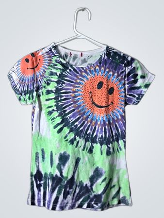 Tie Dye Smiley Face T-Shirt