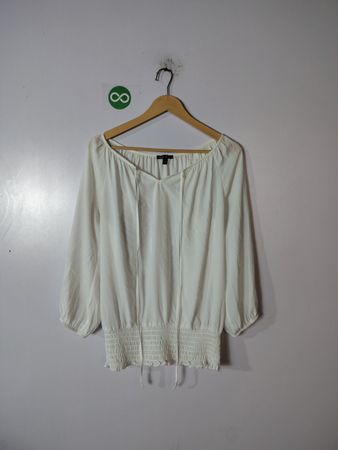 Sami & Jo White Off-Shoulder Blouse