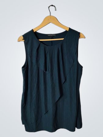 Banana Republic Sleeveless Teal Blouse